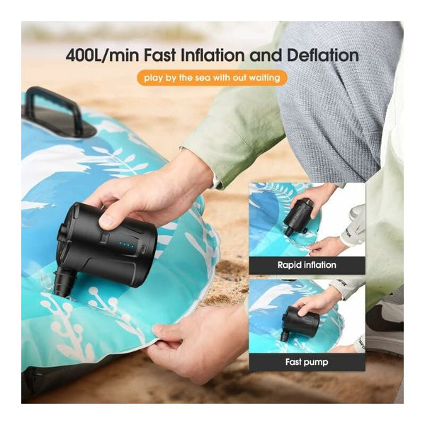 Rechargeable Electric Air Pump With 3 Nozzles Air Pumps