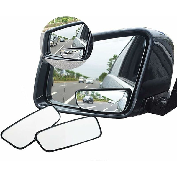 360A Rotate Blind Spot Mirroradjustable Wide Angle Rearview Hd Glass Convex Side View For Car Mirrors