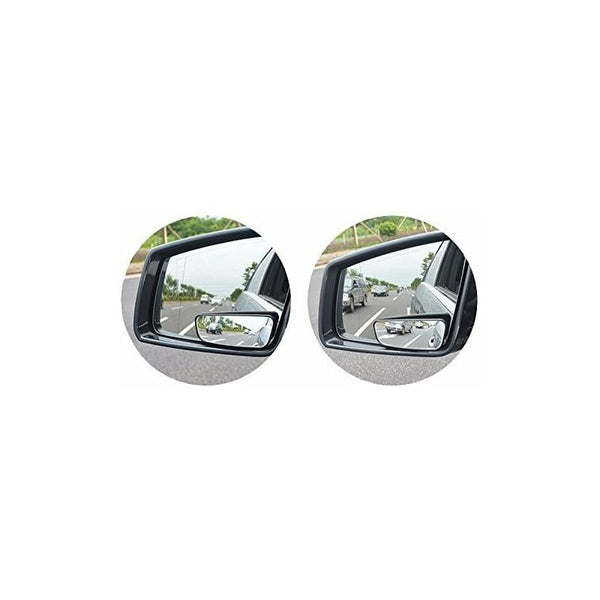 360A Rotate Blind Spot Mirroradjustable Wide Angle Rearview Hd Glass Convex Side View For Car Mirrors