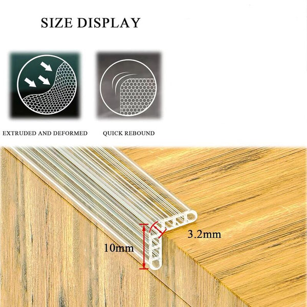 5M Transparent Furniture Edge Protector Self Adhesive Pvc Corner Guard Furniture Parts