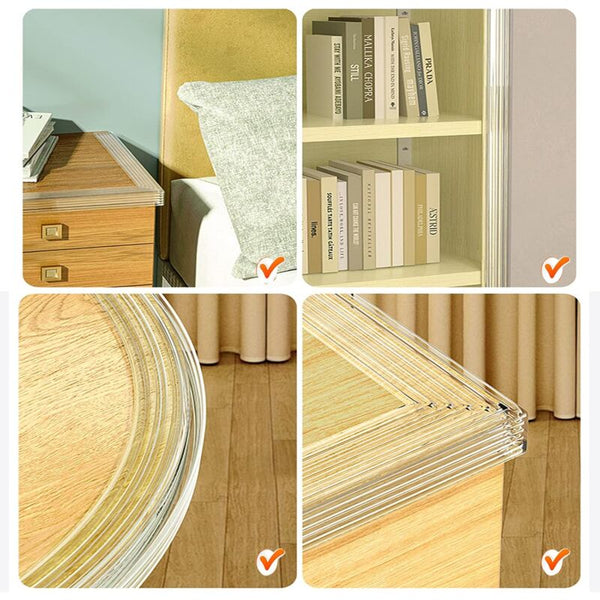 5M Transparent Furniture Edge Protector Self Adhesive Pvc Corner Guard Furniture Parts