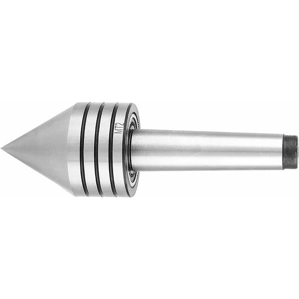 Lathe Turning Tool Mt2 Heavy Duty Live Bearing Tailstock Center Metal Woodturning Tools Single Cutting Tools
