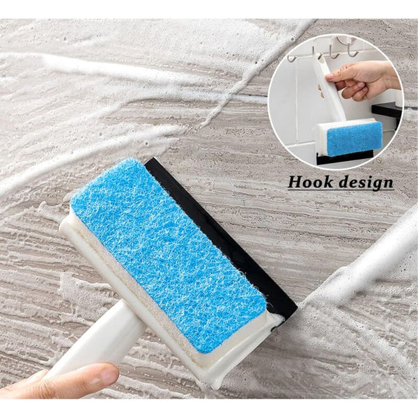 2 In 1 Cleaning Brush Window Squeegee With Sponge Tools For Mirrors Windows Tiles Car Glass Cleaning Brushes
