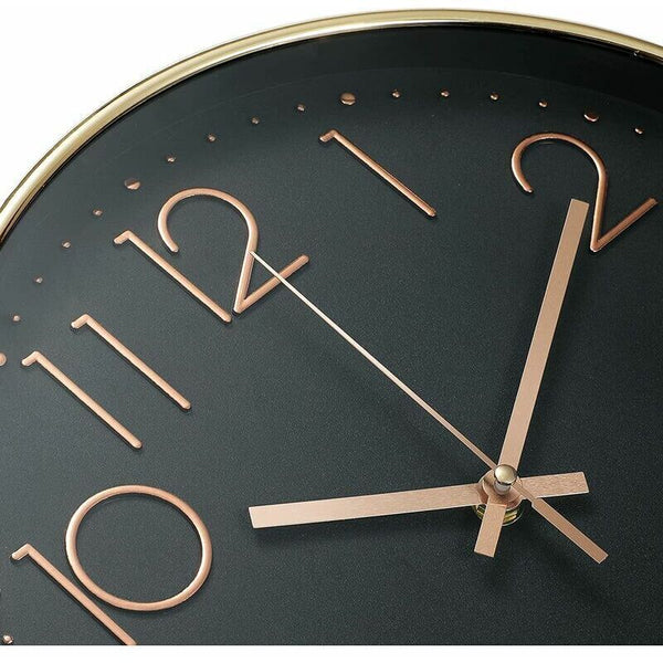 12 Inch Silent Non Ticking Wall Clock Modern Battery Operated Easy To Read Decor For Kitchen Home Living Wall Clocks