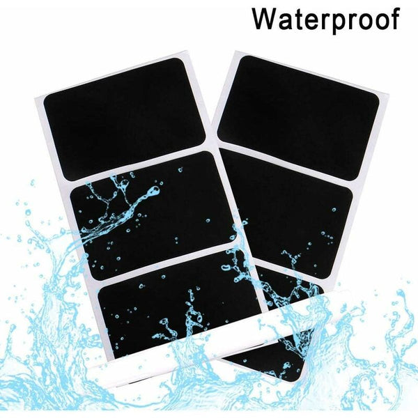 150 Pcs Reusable Kitchen Organizer Labels Stickers With Liquid Chalk Markers Removable Blackboard For Kitchen Labels