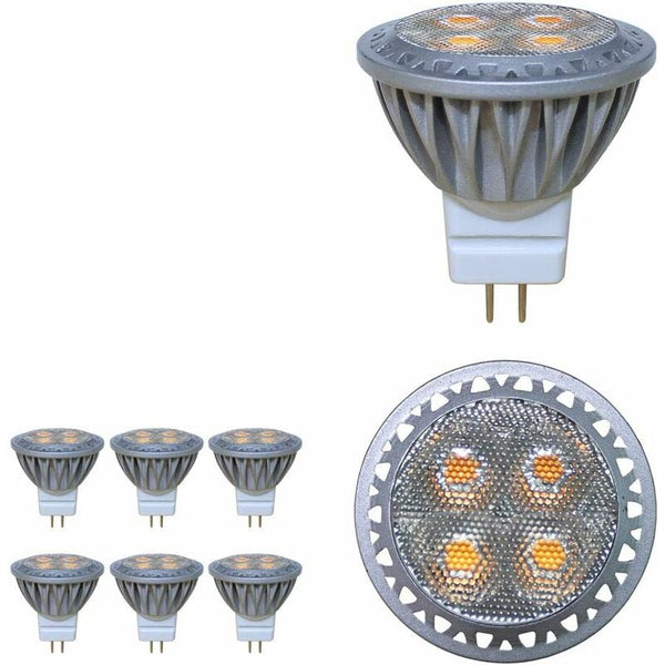 Led Bulb Mr11 Gu4 Spotlight 3W 12 Volt Super Bright Equal To 35W Halogen 280Lm 30 Beam Angle Cool White 6000K Light Bulbs