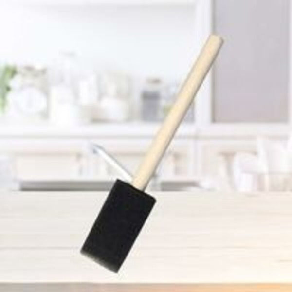 25 Pack Foam Paint Brushes With Wooden Handles For Various Art And Diy Projects Paint Sprayers