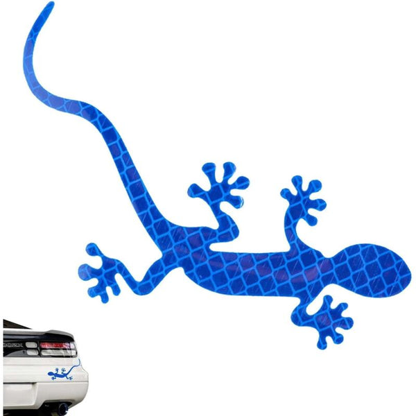 Gecko Car Stickers Creative Warning Reflective With Stereo Night Driving Luminous Strip Decals & Stickers