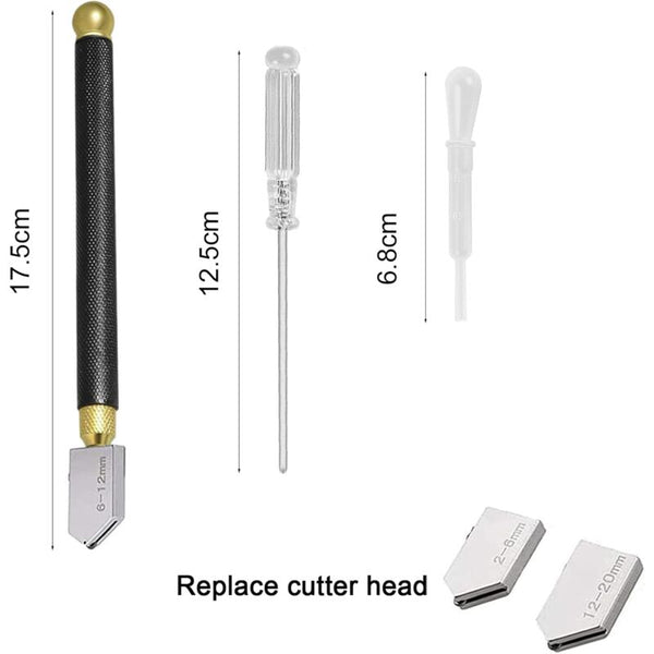 Professional Glass Cutter Tool For 2 20Mm Thickness Pencil Style Cutting Tools