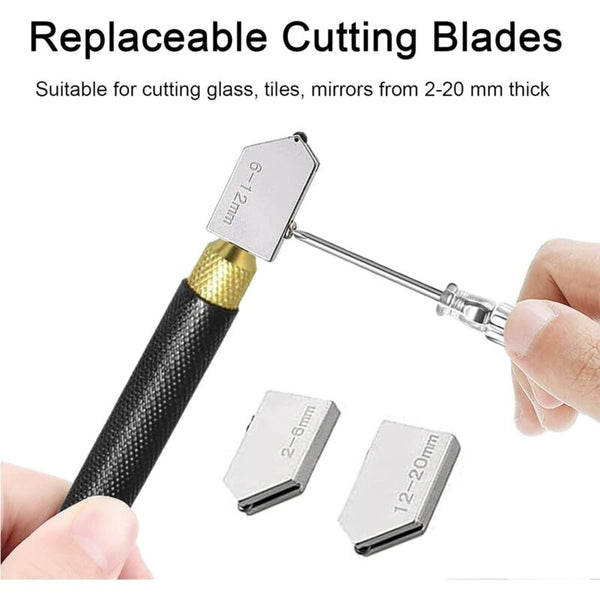 Professional Glass Cutter Tool For 2 20Mm Thickness Pencil Style Cutting Tools