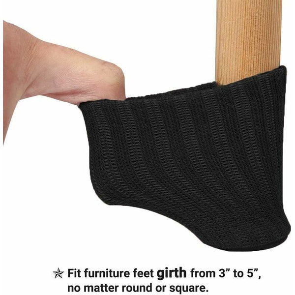 24 Pcs Felt Furniture Chair Socks Table Covers Caps Feet Pads Floor Protectors Prevent Scratches And Noise Furniture Parts
