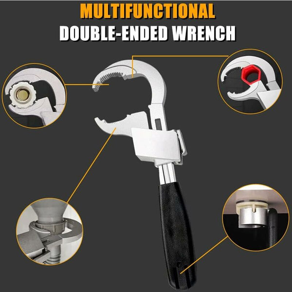 Double End Wrench Universal Multi Function Tool For Plumbing Wrenches