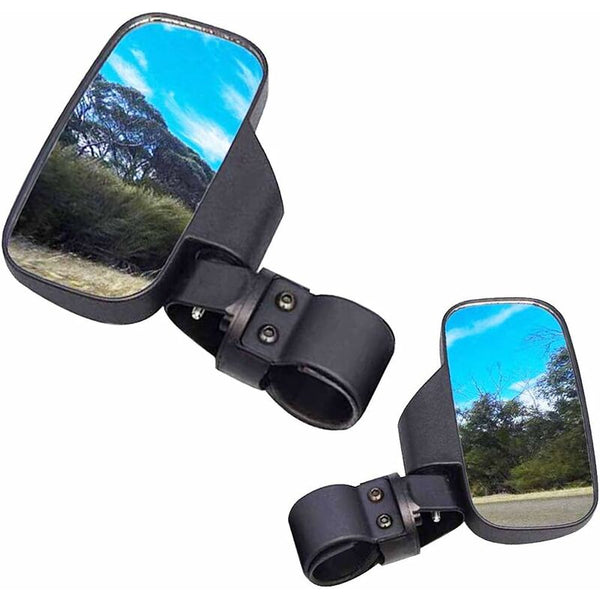 Motorcycle Rearview Mirror Knobs 50Mm 44Mm Universal With Bracket 2 Pcs Replacement For Utv Rzr 900 Xp 1000 Turbo Other Motorcycle Parts