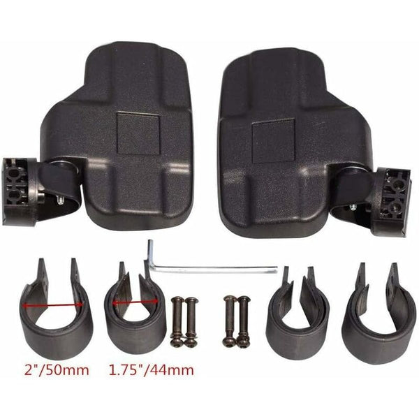 Motorcycle Rearview Mirror Knobs 50Mm 44Mm Universal With Bracket 2 Pcs Replacement For Utv Rzr 900 Xp 1000 Turbo Other Motorcycle Parts