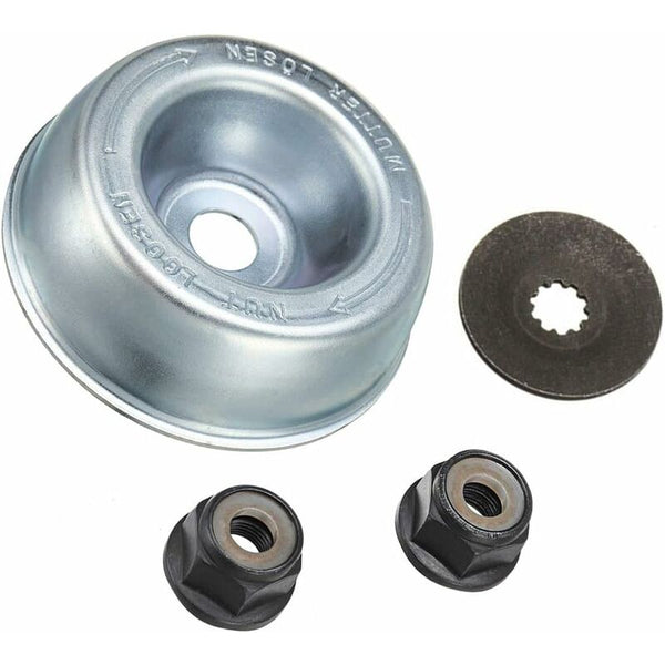 4 Pcs / Set Metal Lawnmower Blade Attachment Replacement Kit For Stihl Mower Brush Cutter Lawn Mower Parts