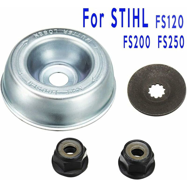 4 Pcs / Set Metal Lawnmower Blade Attachment Replacement Kit For Stihl Mower Brush Cutter Lawn Mower Parts