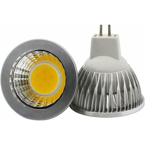 6X Mr16 3W Led Bulb Dc 12V 2700K Warm White 210Lm 90 Beam Light Bulbs