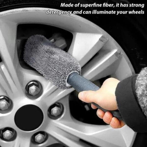 1 Pcs Car Cleaning Brush Microfiber Wheel Wash Detailing For Trunk Auto Portable Motorcycle Other Car Cleaning