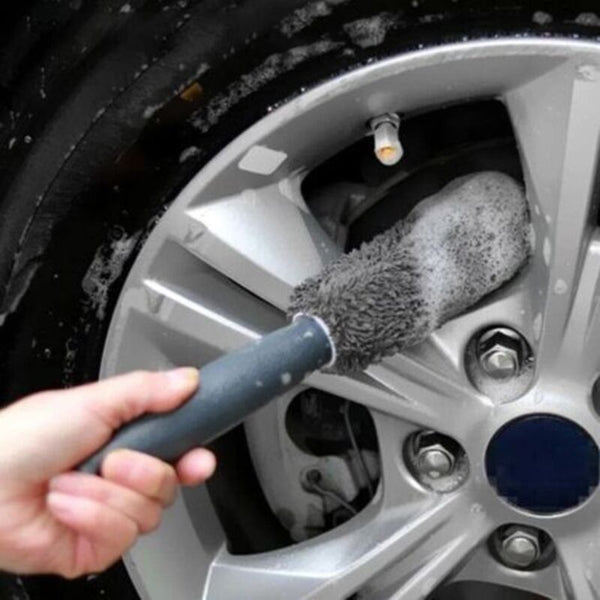 1 Pcs Car Cleaning Brush Microfiber Wheel Wash Detailing For Trunk Auto Portable Motorcycle Other Car Cleaning