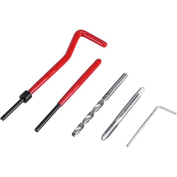 30 Pcs M5/M6/M8 Thread Repair Insert Kit Hand Tool Set Compatible For Engine And Other Automotive Repair[M8] Other Repair Kits & Tools