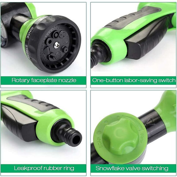 Garden Foam Sprayer Hose Soap Dispenser Gun For Car Wash Pets Shower Plants Garden Sprayers