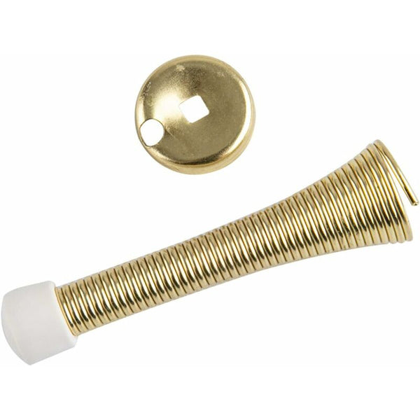 12 Pack Spring Polished Brass Door Stops