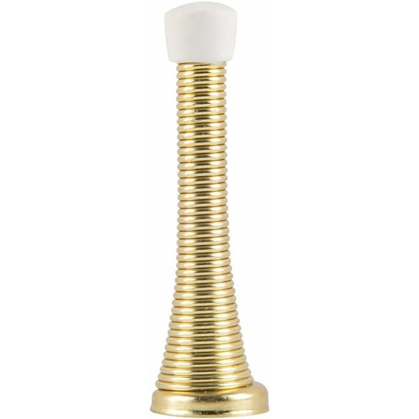 12 Pack Spring Polished Brass Door Stops