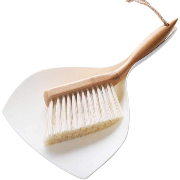 Mini Dustpan 2 Pack Portable Wooden And Brush Small Multi Function Broom For Sofas Desk Keyboards Car Dusters
