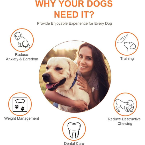 2 Pcs Dog Chew Toys Durable Rubber Ring Teeth Cleaning For Large And Medium Dogs Dog Toys