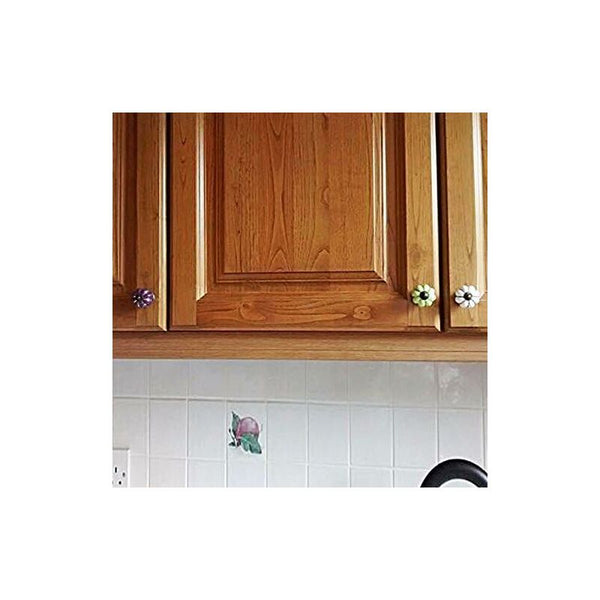 10 Pcs Style Ceramic Pumpkin Cabinet Knobs Dresser Cupboard Drawer Pull Handles Light Blue Cabinet Pulls