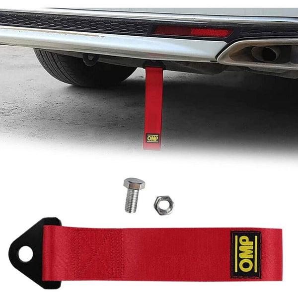 Car Tow Roperacing Strapauto Ropesracing Ropenylon Ropesfor Vehicle Front Rear Bumper1pc Bike Tow Ropes