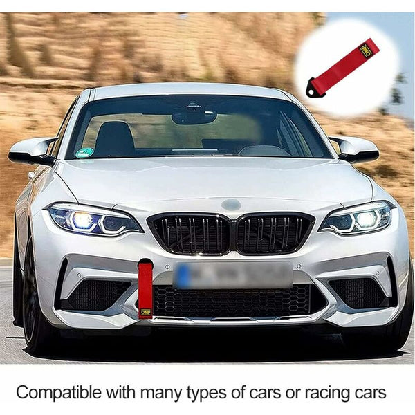 Car Tow Roperacing Strapauto Ropesracing Ropenylon Ropesfor Vehicle Front Rear Bumper1pc Bike Tow Ropes