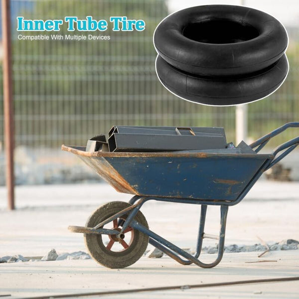 2 Pcs Wheelbarrow Inner Tube 4.80/4.00 Tubes For Handcart Transport Wheelbarrows Carts Wagons