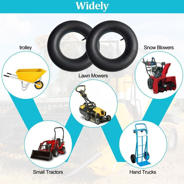2 Pcs Wheelbarrow Inner Tube 4.80/4.00 Tubes For Handcart Transport Wheelbarrows Carts Wagons