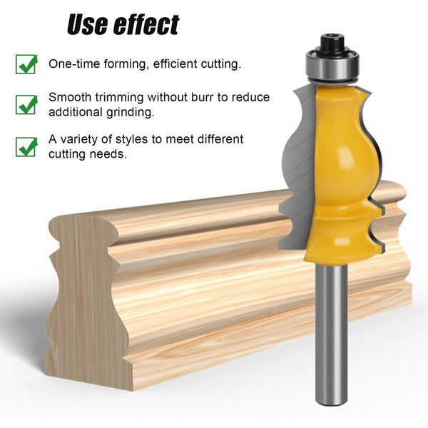 3 Pcs 8Mm Router Bits Woodworking Tools Engraving Machines Cutting For (8Mm) Other Woodworking Equipment