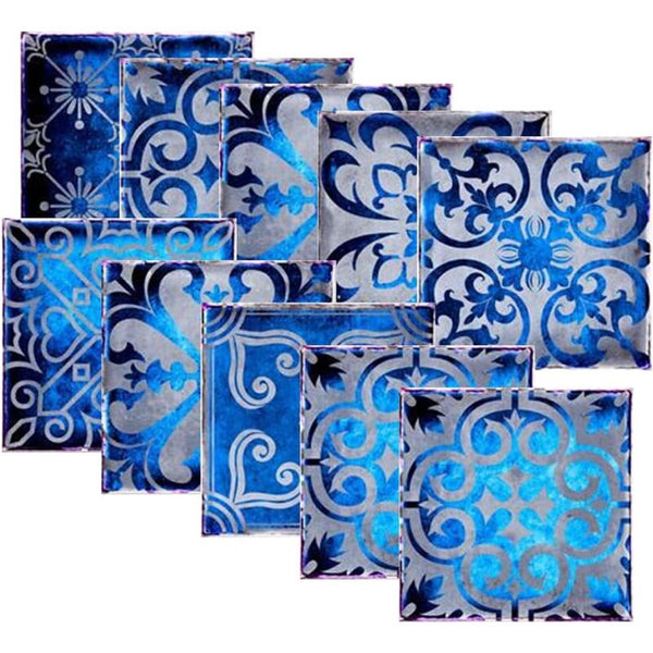 10 Pcs Wall Tile Stickers Self Adhesive Wallpaper For Kitchen Living Room Bathroom Home Decor 20X20cm Wall Stickers