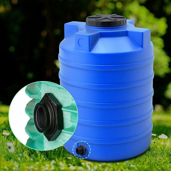 2 Piece Pvc Bulkhead Fitting For Rain Barrels Water Tanks (3/4") Aquariums