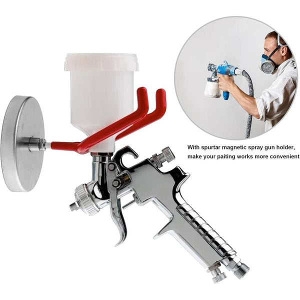 Paint Gun Holder With Magnetic Base Accessories Universal On Shelves And Other Surfaces Other Painting Accessories