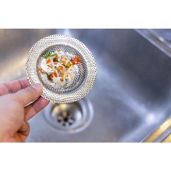 Stainless Steel Sink Strainer Hair Catcher For Drains 7.6Cm Drain Grates
