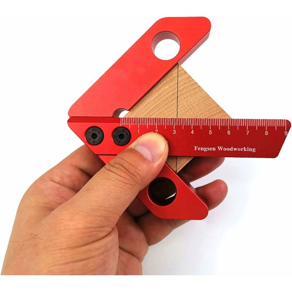 Woodworking Measuring Tool Line Gauge Center 45/90 Degree Right Angle Carpenter Ruler Other Measuring & Layout Tools