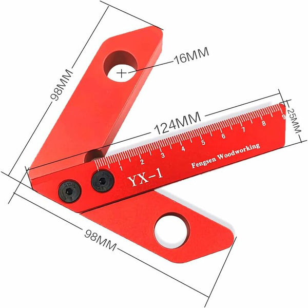 Woodworking Measuring Tool Line Gauge Center 45/90 Degree Right Angle Carpenter Ruler Other Measuring & Layout Tools