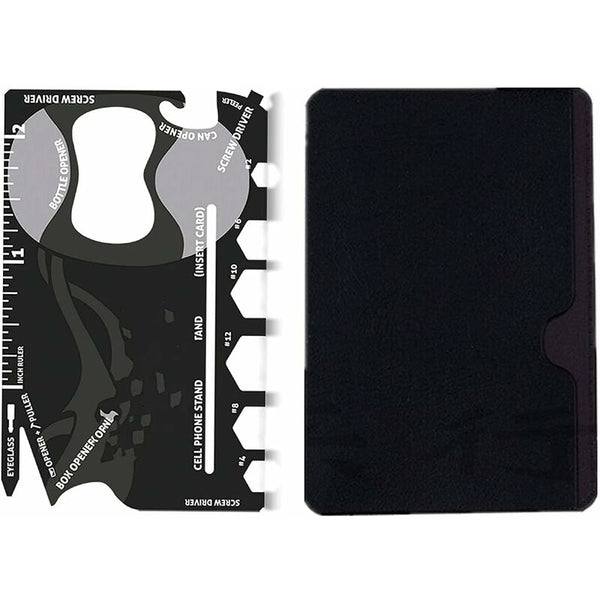 Multi Tool18 In Multifunction Card Holder Stainless Steel Pocket Gadget Bottle Opener Men Multi Tools