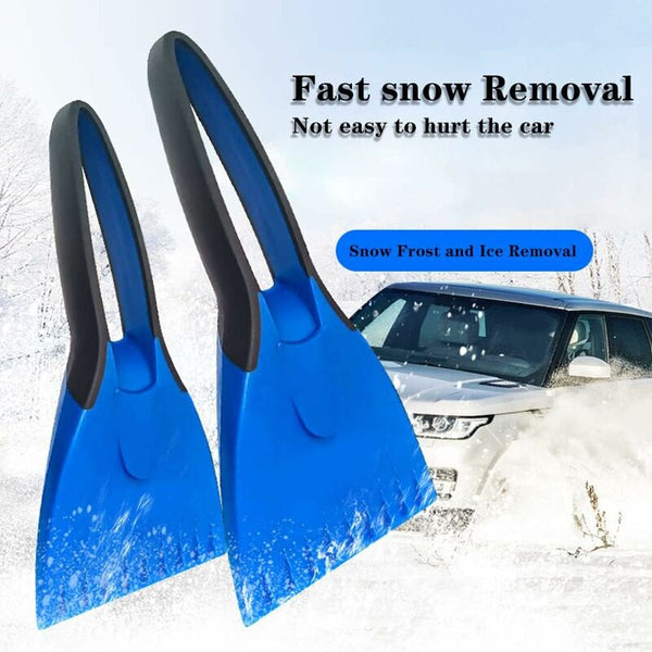 2 Piece Frost Scraper Set With Non Slip Handle Ice Scrapers & Snow Brushes