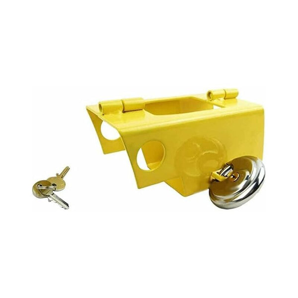 Heavy Duty Steel Caravan/Trailer Hitch Lock With Padlock Caravan Parts Accessories