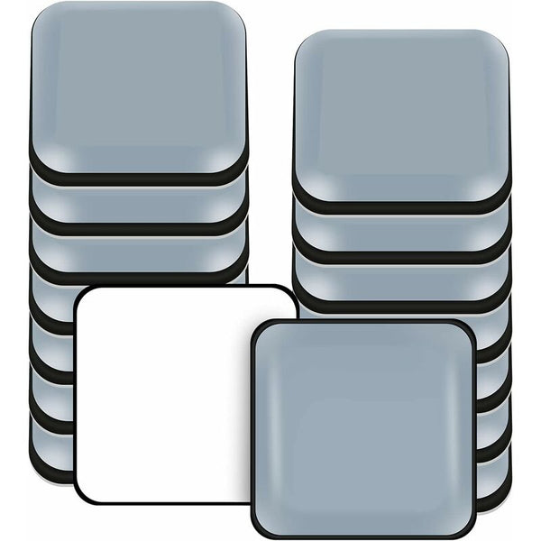Furniture Sliders 16 Pieces Ptfe Teflon Square Self Adhesive Suitable For Smooth Floors And Carpets Furniture Parts