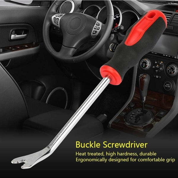 Buckle Screwdriver Removal Pliers Chrome Vanadium Alloy Steel Crowbar Repair Tool Screwdrivers