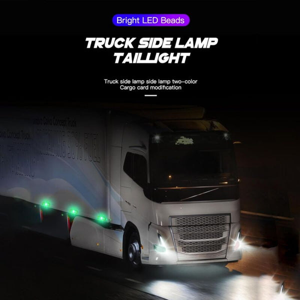 Trailer Lights Side Marker Rectangular Clearance Dustproof Accessory For Night Safety Pickup Truck Trailer Parts