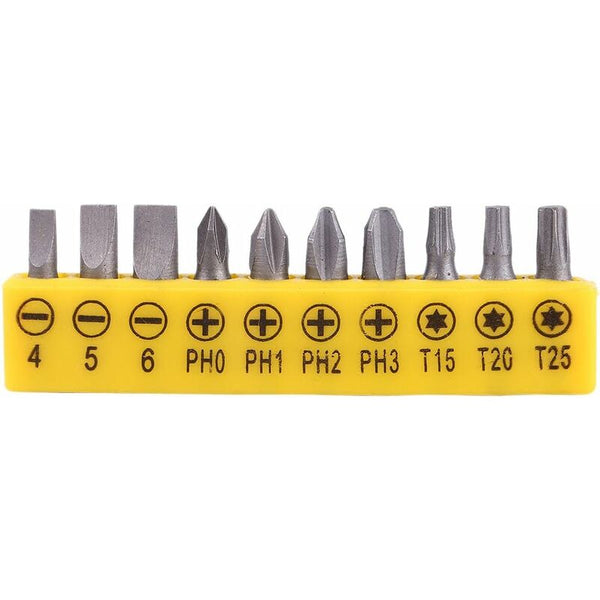 10 Pcs Screwdriver L Shaped Extension Handle Double Head Hex Socket Torx Slotted Kit Tool Screwdrivers & Nutdrivers