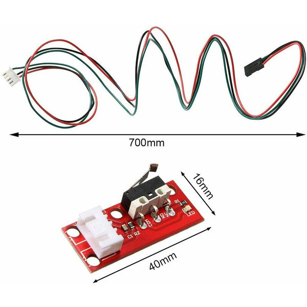 6Pcs Mechanical Limit Switch End Stop For 3D Printer Reprap Prusa Mendel Cnc Arduino Mega 2560 Ramps 1.4 Limit & Snap Action Switches