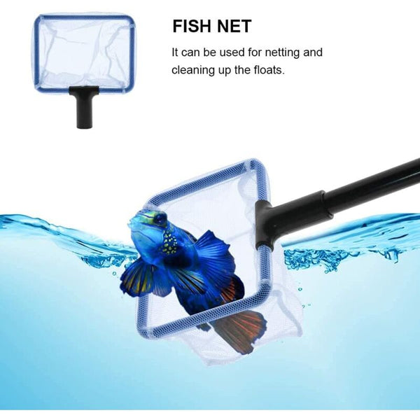 Aquarium Cleaning Kit 5 In 1 Algae Scraper And Gravel Cleaner Hand Siphon Pump To Drain Replace Aquariums